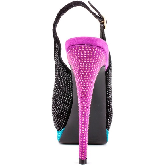 ‼️SOLD‼️Steve Madden Multi-Color Masqraid Platform - Picture 2 of 8